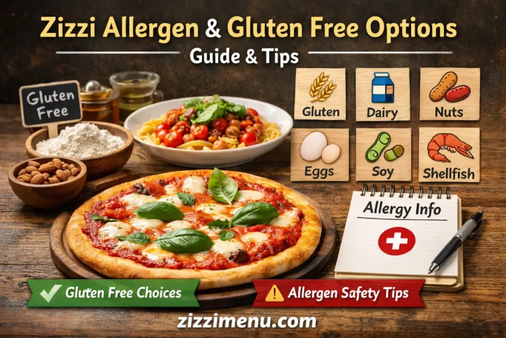Zizzi Allergen Menu & Gluten Free Options (2026 Updated Guide)